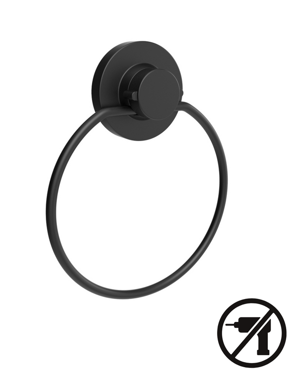 מתלה מגבת עגול עם ואקום